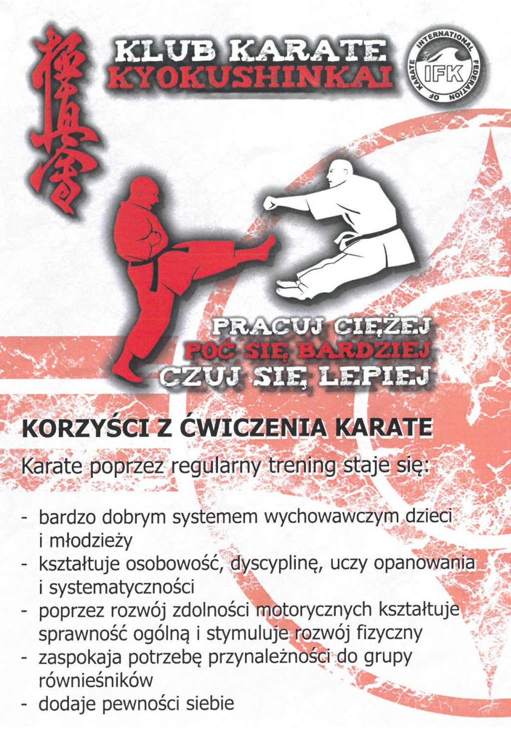 Treningi karate w PSP14
