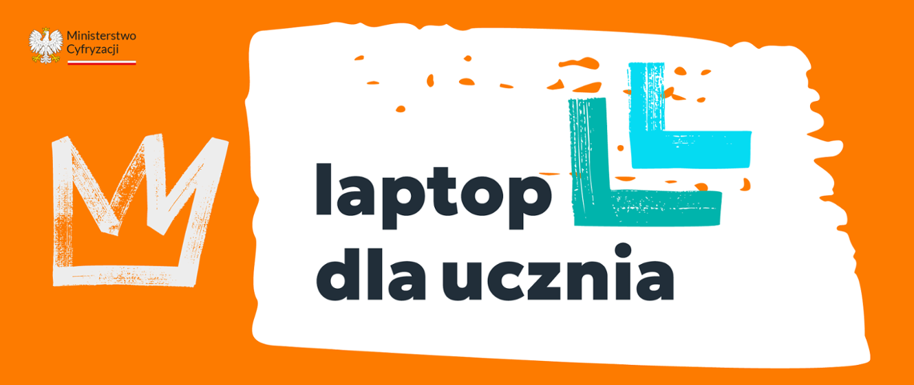 Laptopy dla uczniów kl. 4 - logo i plakat
