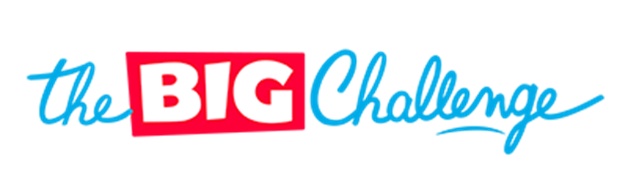 Napis - logo: The Big Challenge