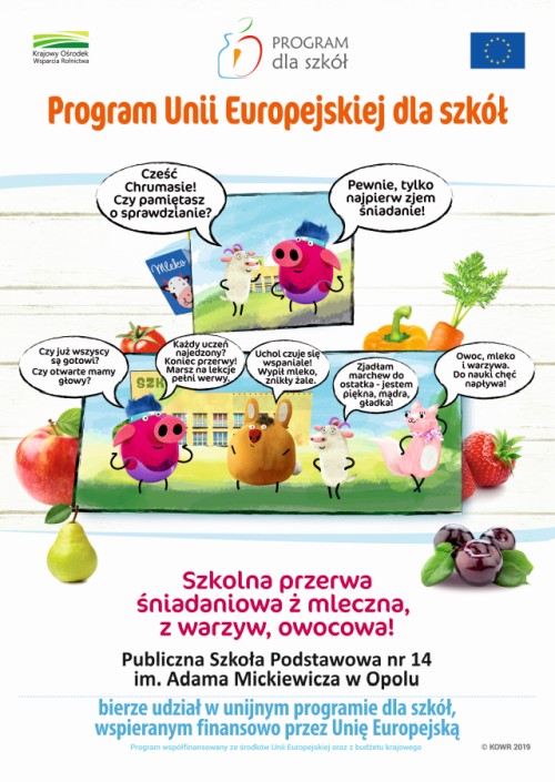 Program - Mleko warzywa owoce